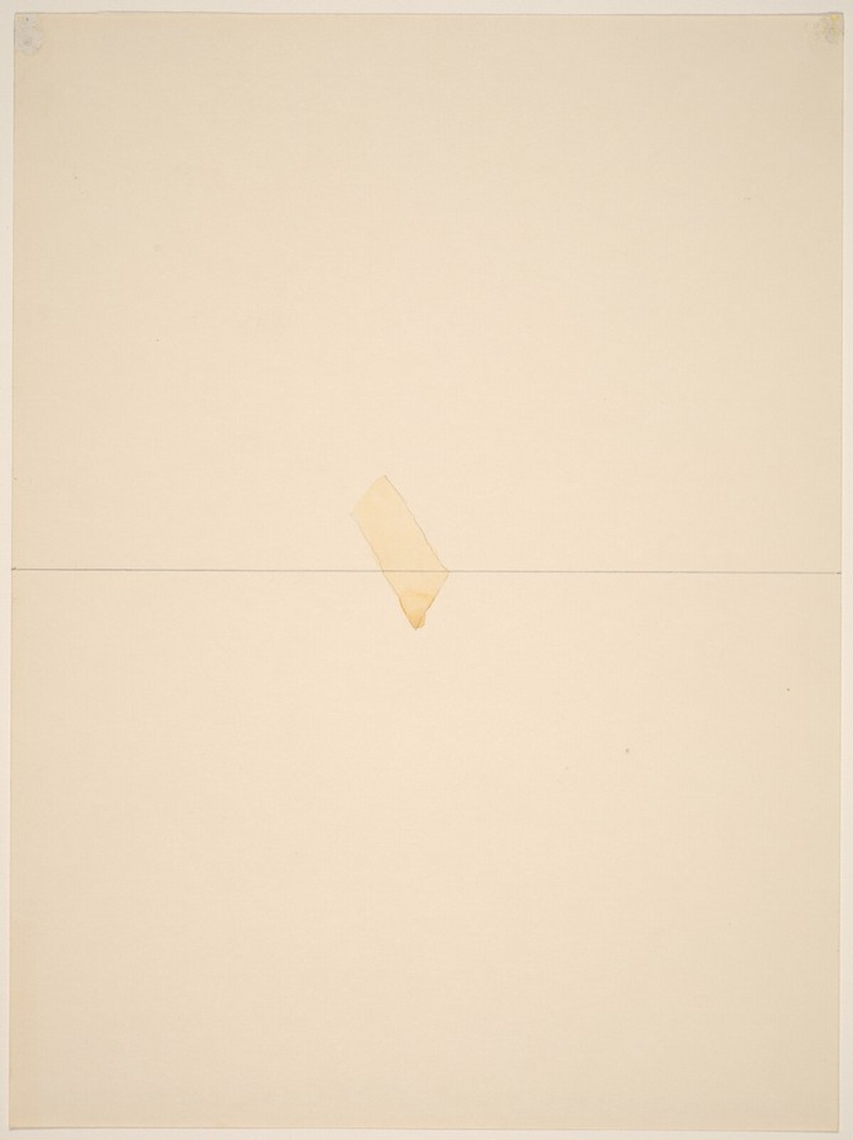 One Room Drawing #13 [recto] by Richard Tuttle