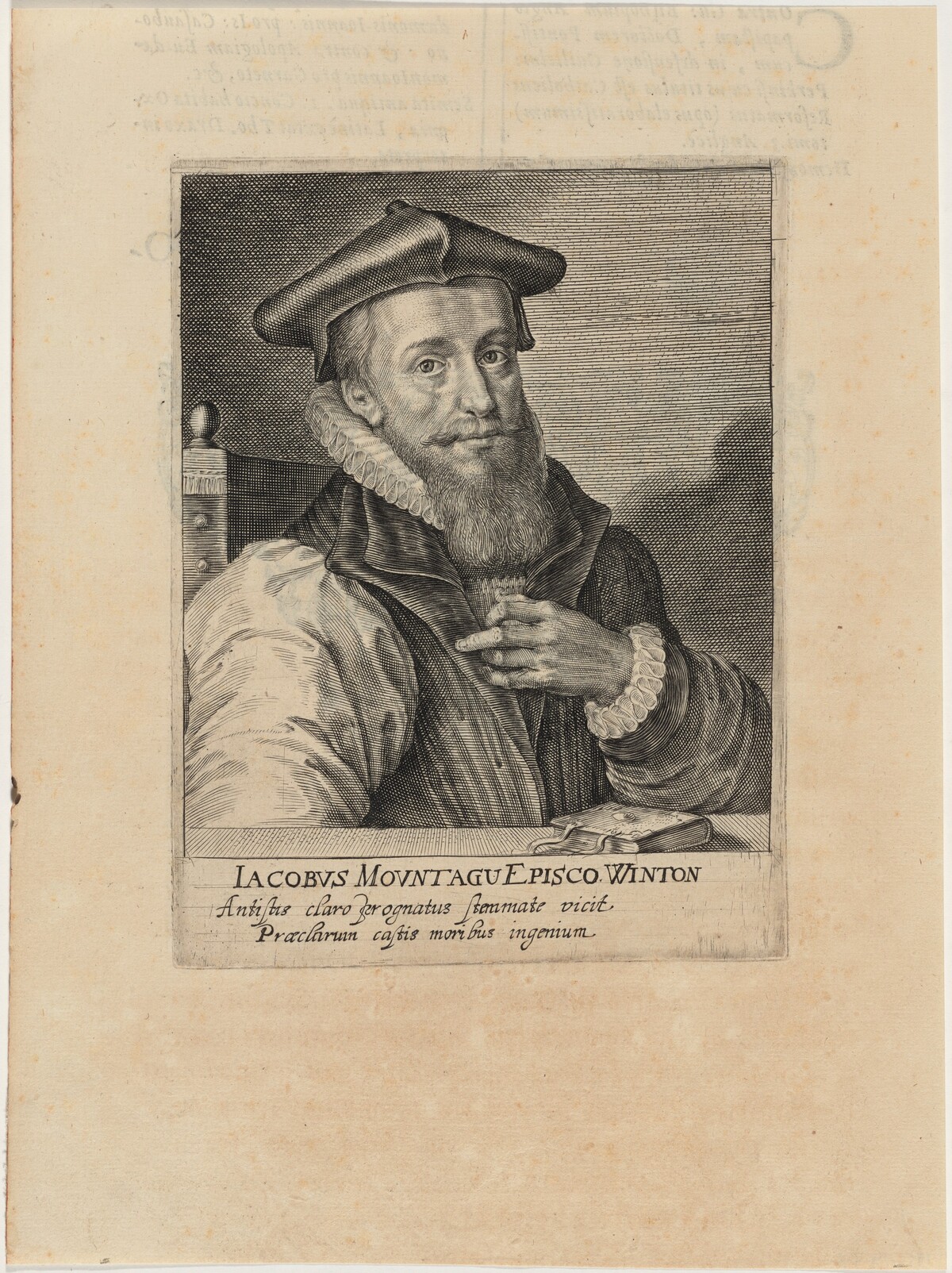James Montagu, Bishop of Winchester by Willem de Passe and Magdalena de Passe
