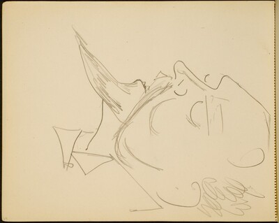 Profil eines Mannes mit Spitzbart (Portrait of a Man with a Pointed Beard) [p. 64]