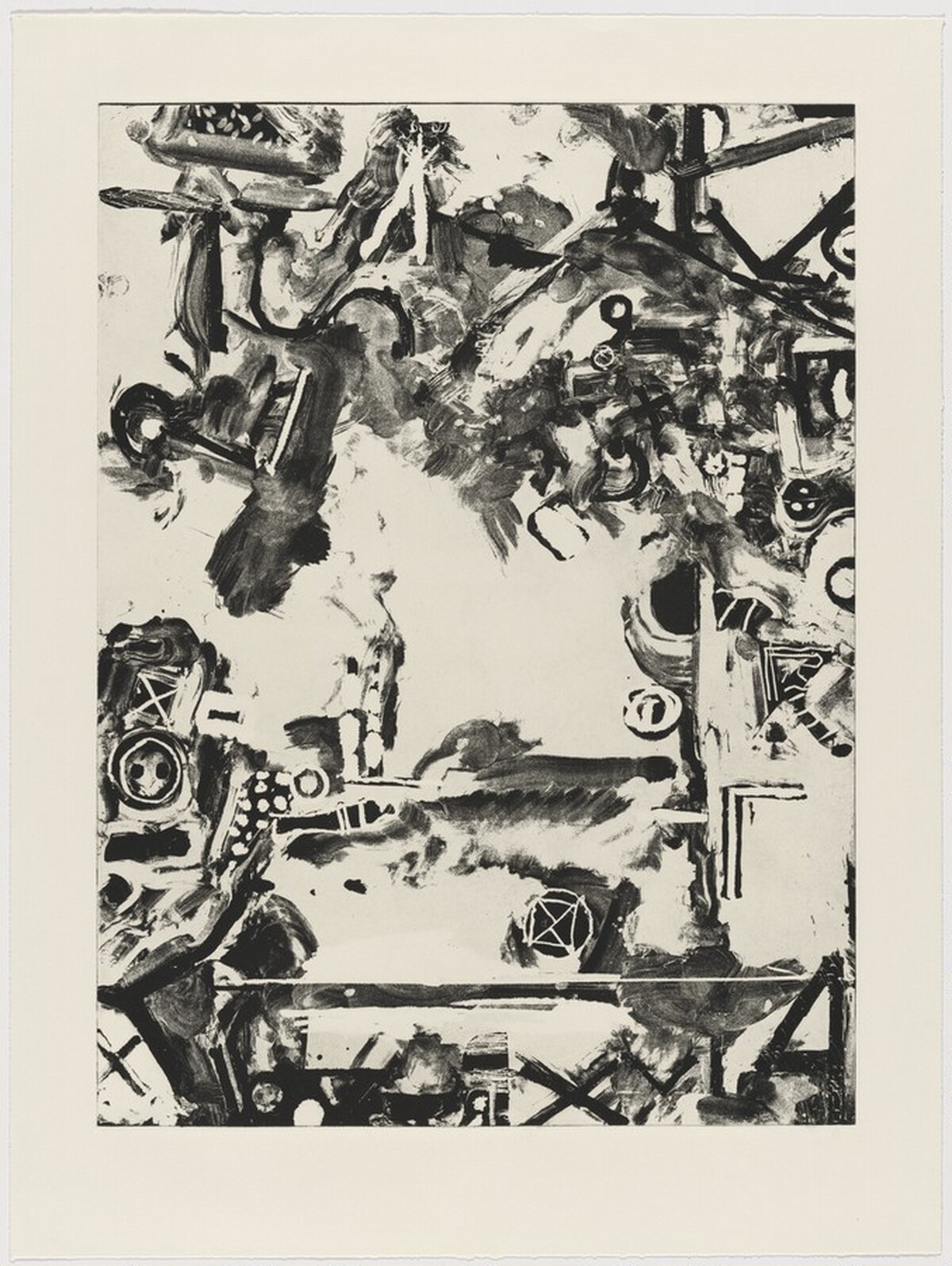 The Barbarian's Garden - Threatened [working proof 2] by Richard Diebenkorn