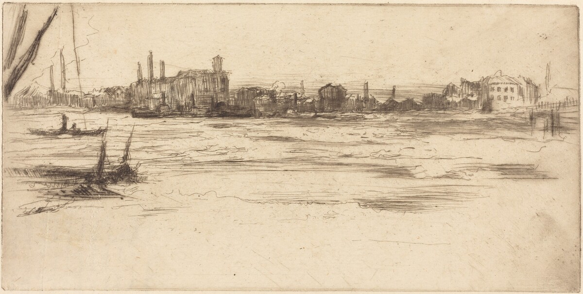 The Troubled Thames by James McNeill Whistler