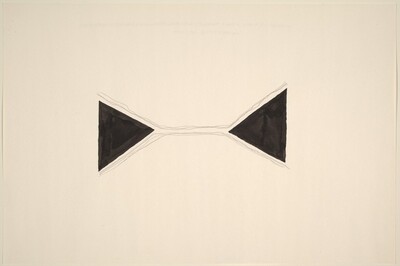 Union of 3 & 4 w/2 Black Triangles & 7 Pencil Lines, 3 on Top, 4 Underneath