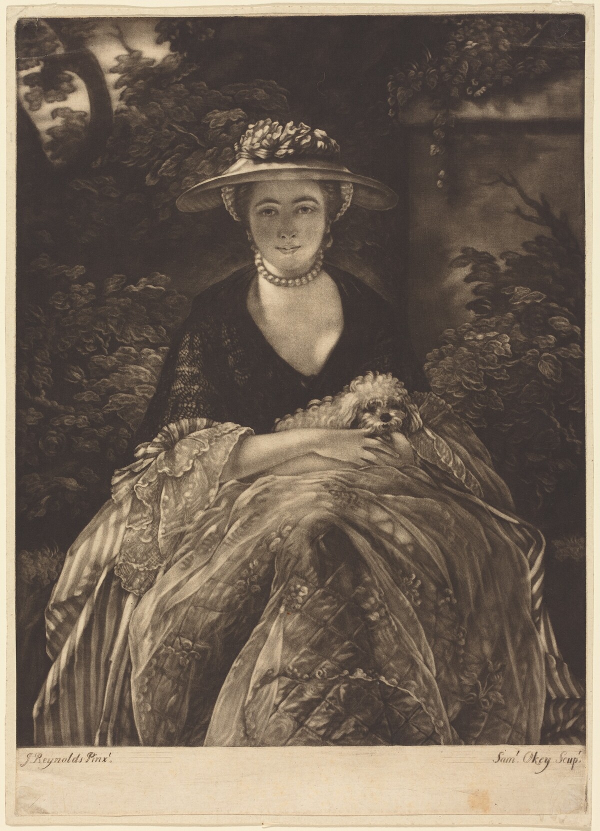 Miss Nelly O'Brien by Samuel Okey after Sir Joshua Reynolds