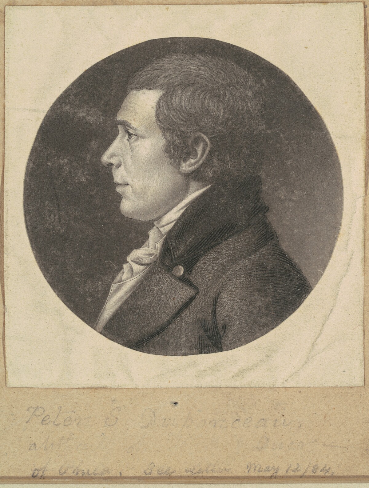 Peter Stephen DuPonceau by Charles B. J. Févret de Saint-Mémin