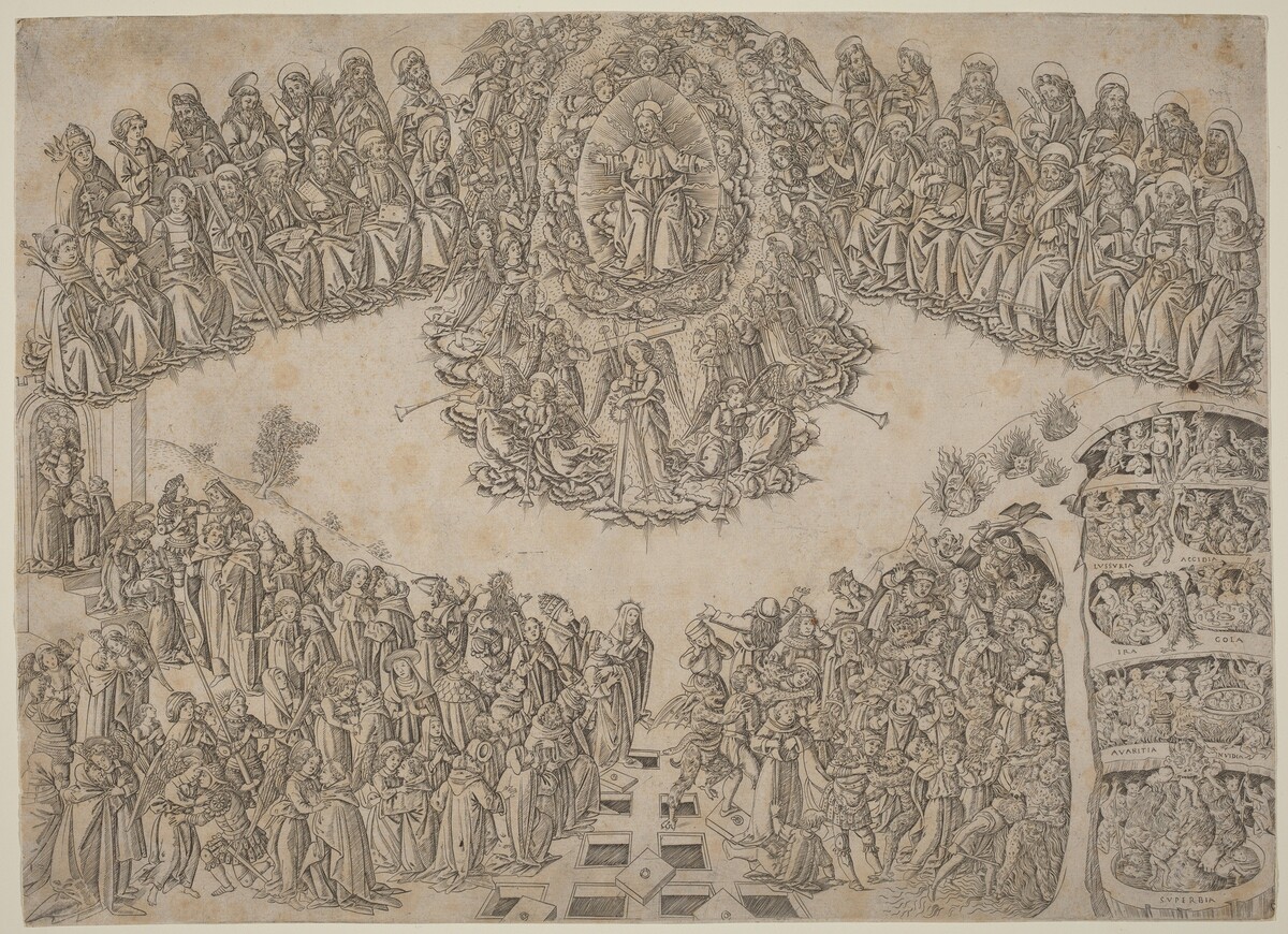 The Last Judgment by Francesco di Lorenzo Rosselli after Fra Angelico