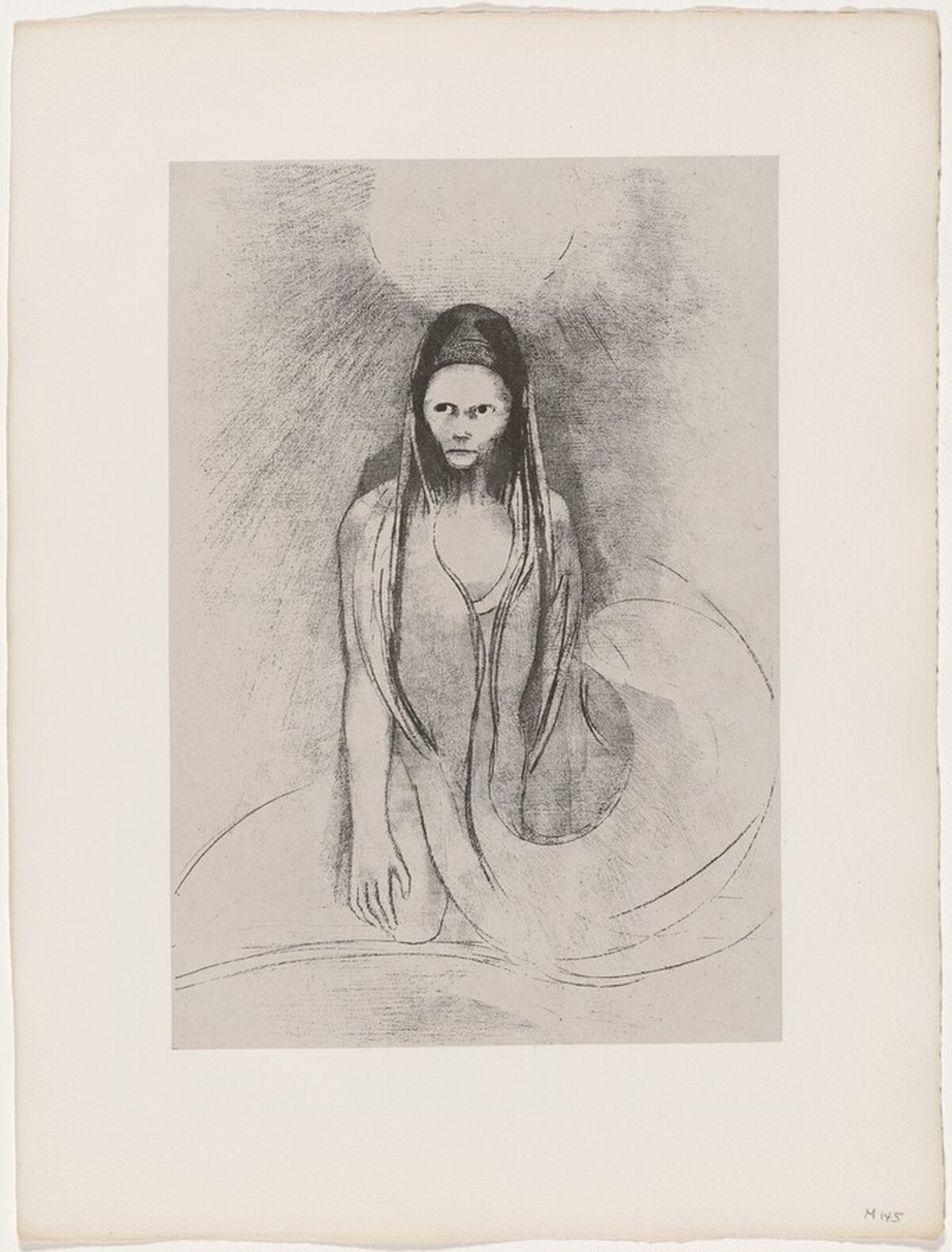 L'Intelligence Fut A Moi! Je Devins Le Buddha by Odilon Redon, Georges Aubert after Redon, and Gustave Flaubert (author)