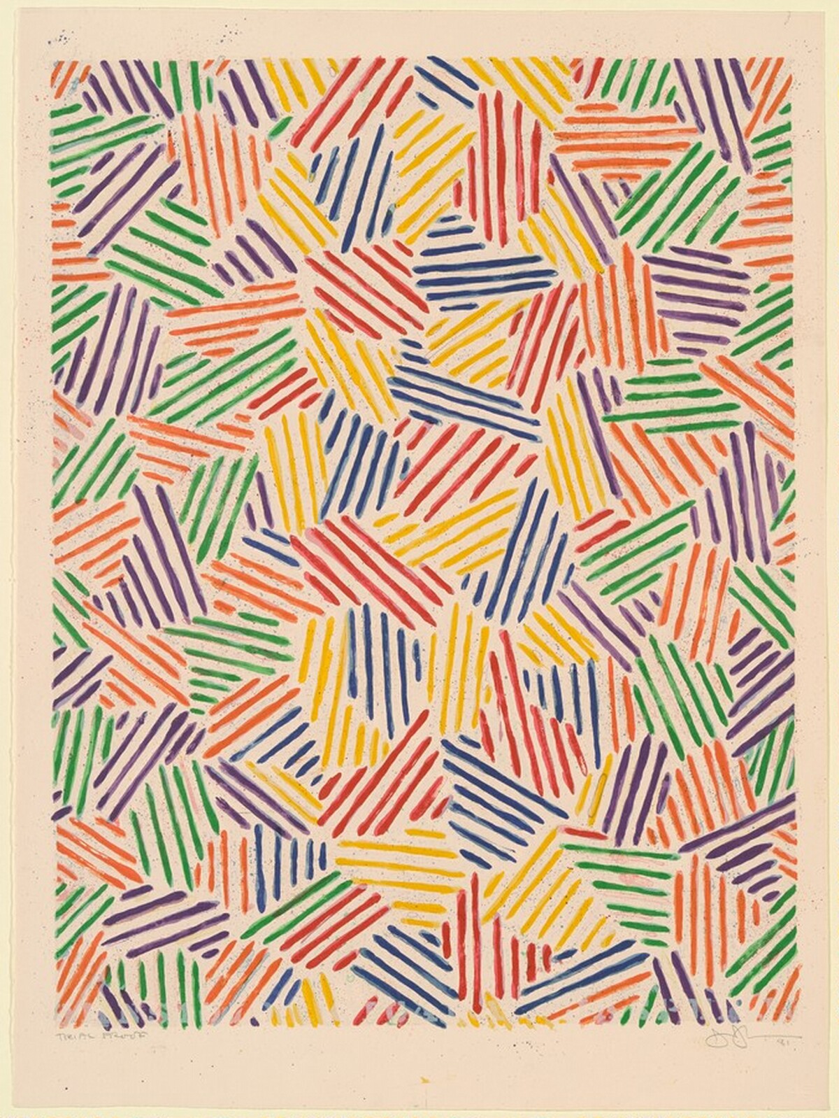 Cicada [trial proof] by Jasper Johns