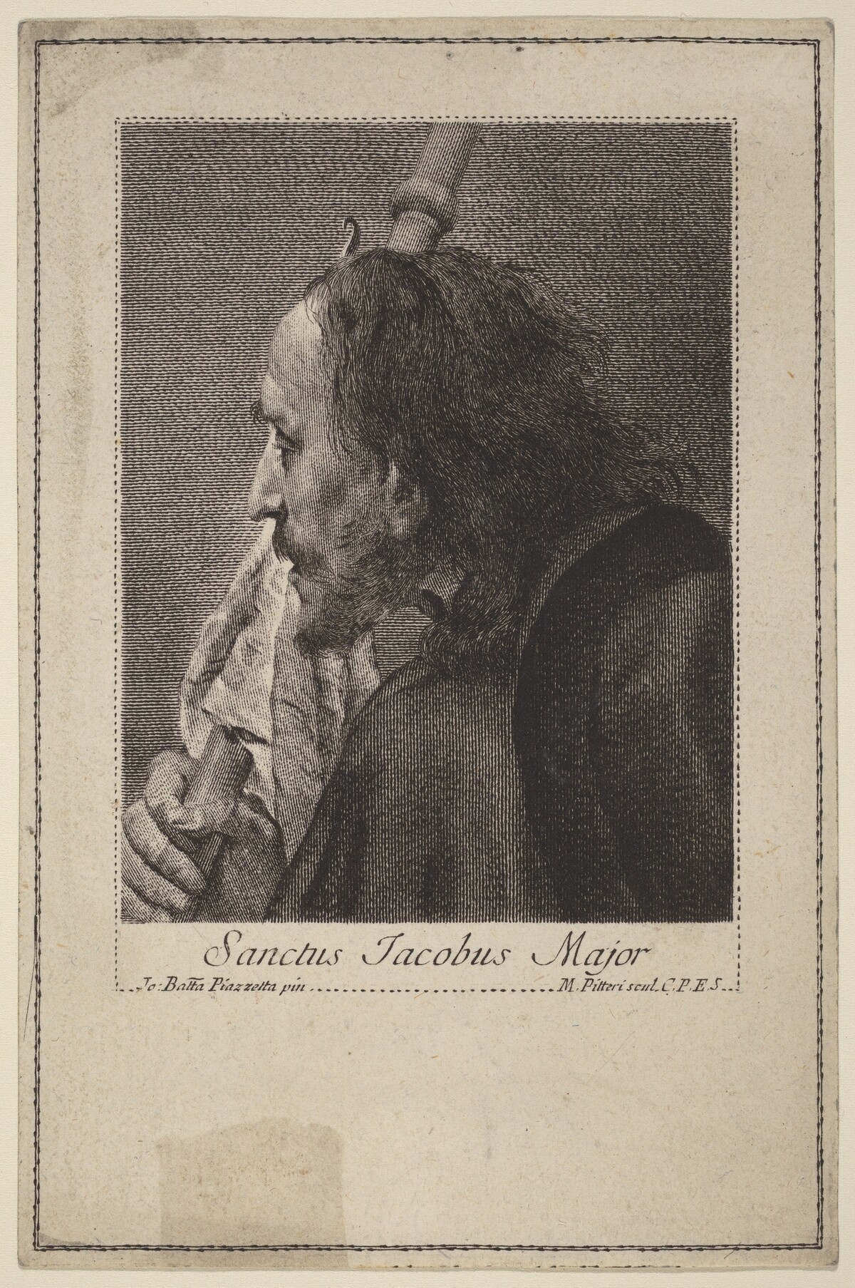 Sanctus Jacobus Major by Marco Alvise Pitteri after Giovanni Battista Piazzetta