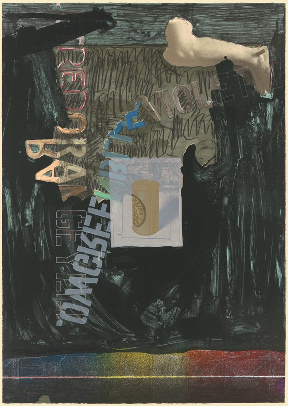 Decoy II [trial proof] by Jasper Johns