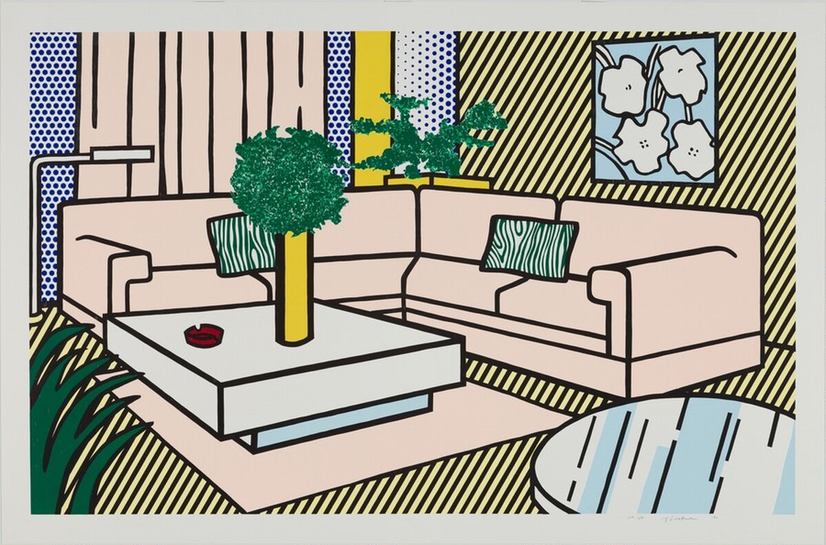 Yellow Vase by Roy Lichtenstein