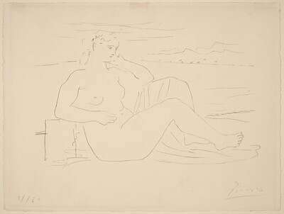 Woman at the Seashore (Femme au bord de la mer)