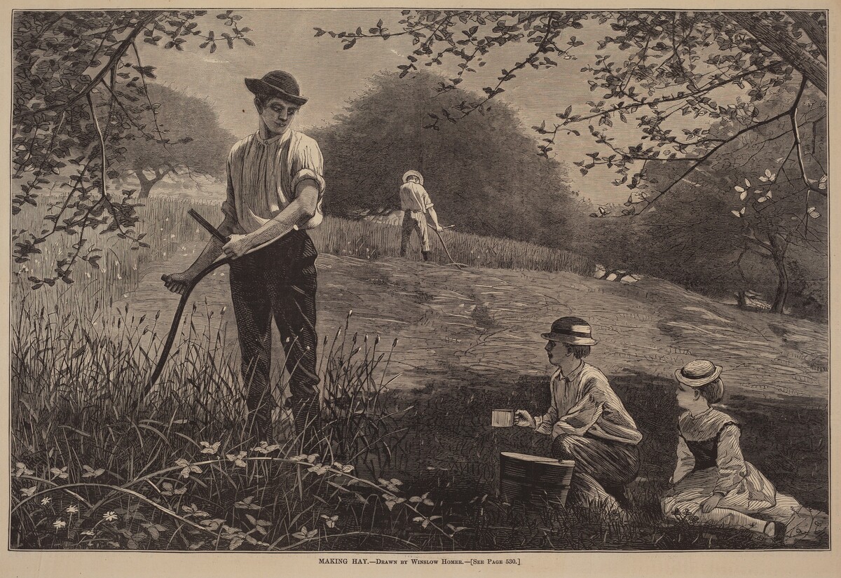 Making Hay by after Winslow Homer
