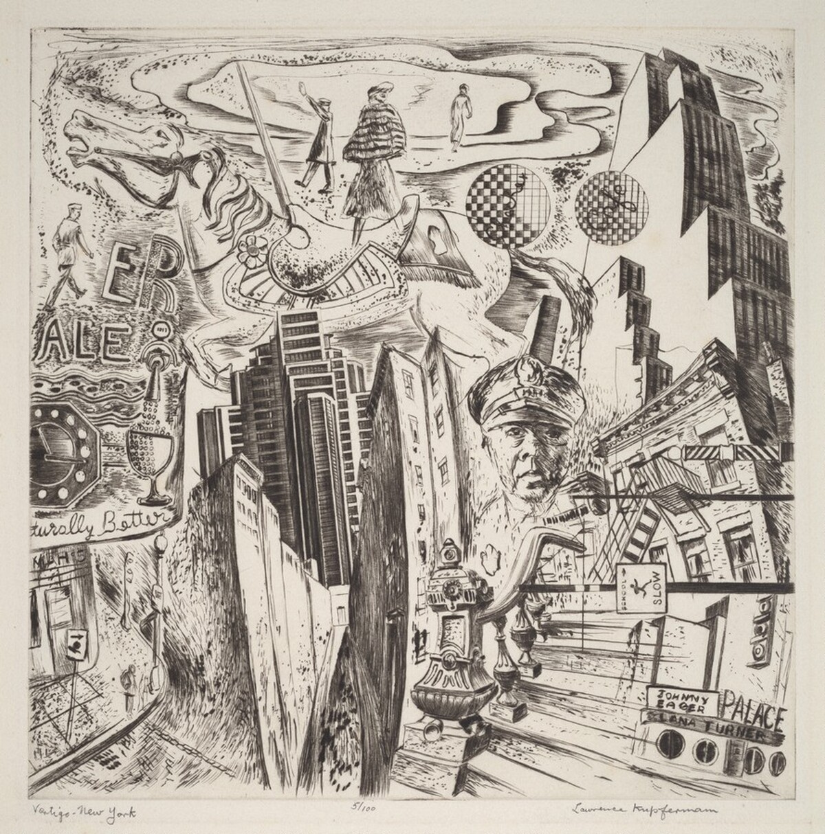 Vertigo - New York by Lawrence Edward Kupferman