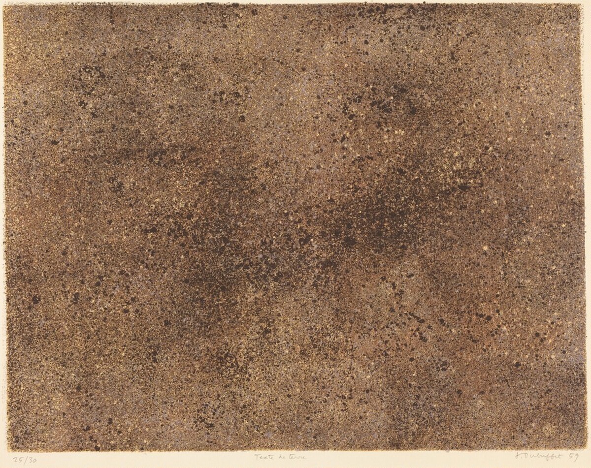 Texte de terre by Jean Dubuffet