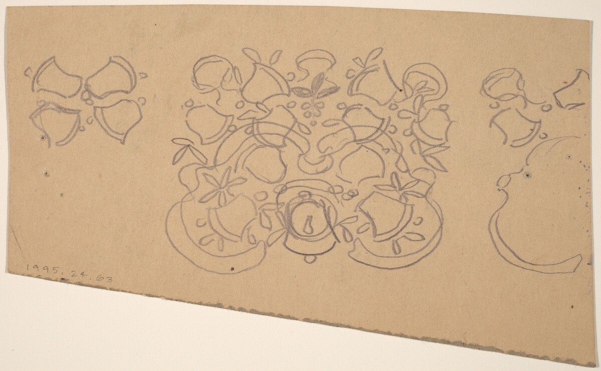 Study for a Border Design [verso] by Charles Sprague Pearce