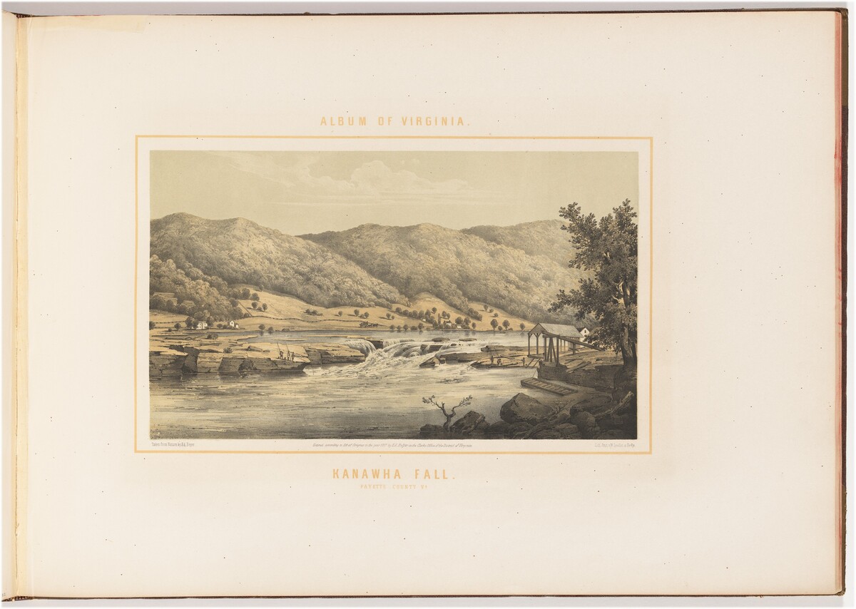 Kanawha Fall by after Edward Beyer