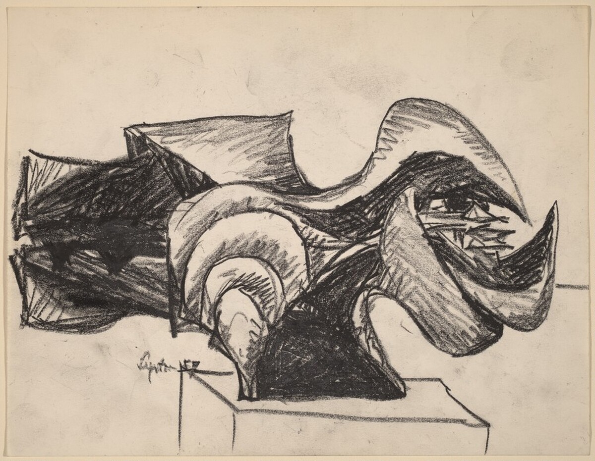 Study for "Avenger" by Seymour Lipton