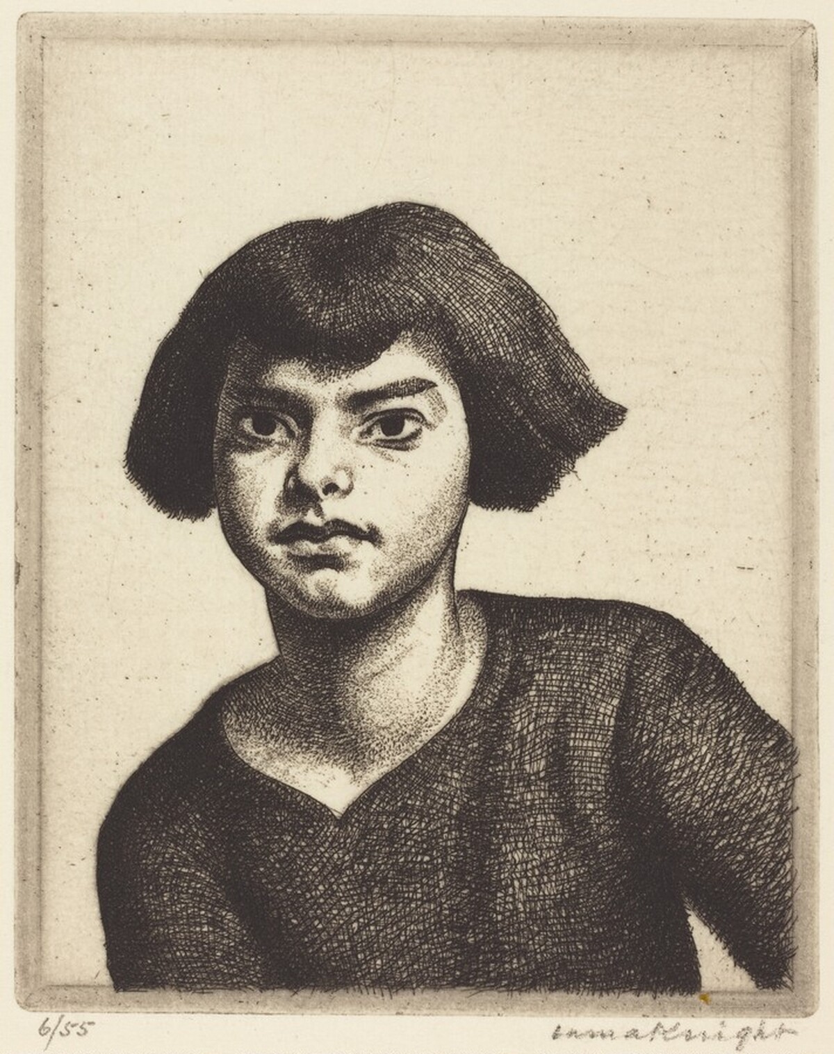 A Cornish Maid by Laura Knight