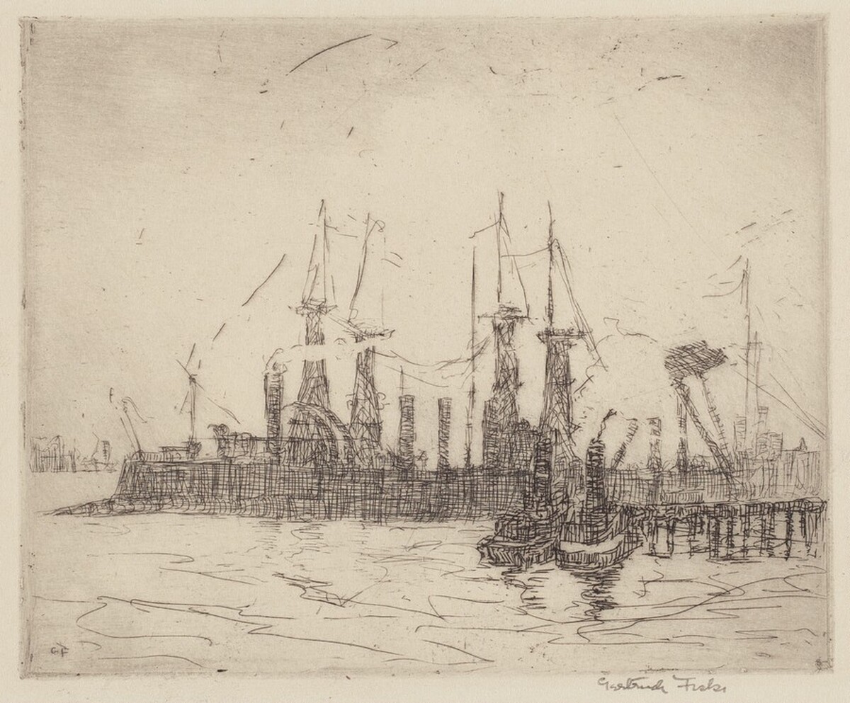 Battleships by Gertrude Fiske