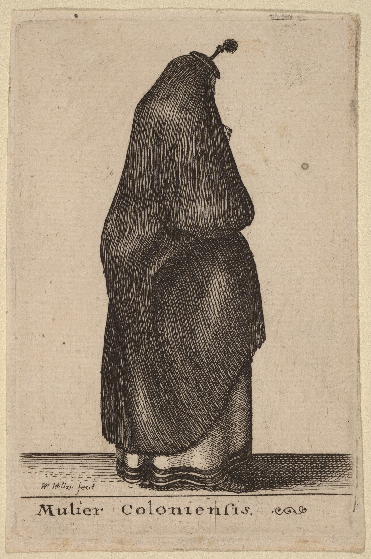 Mulier Coloniensis by Wenceslaus Hollar
