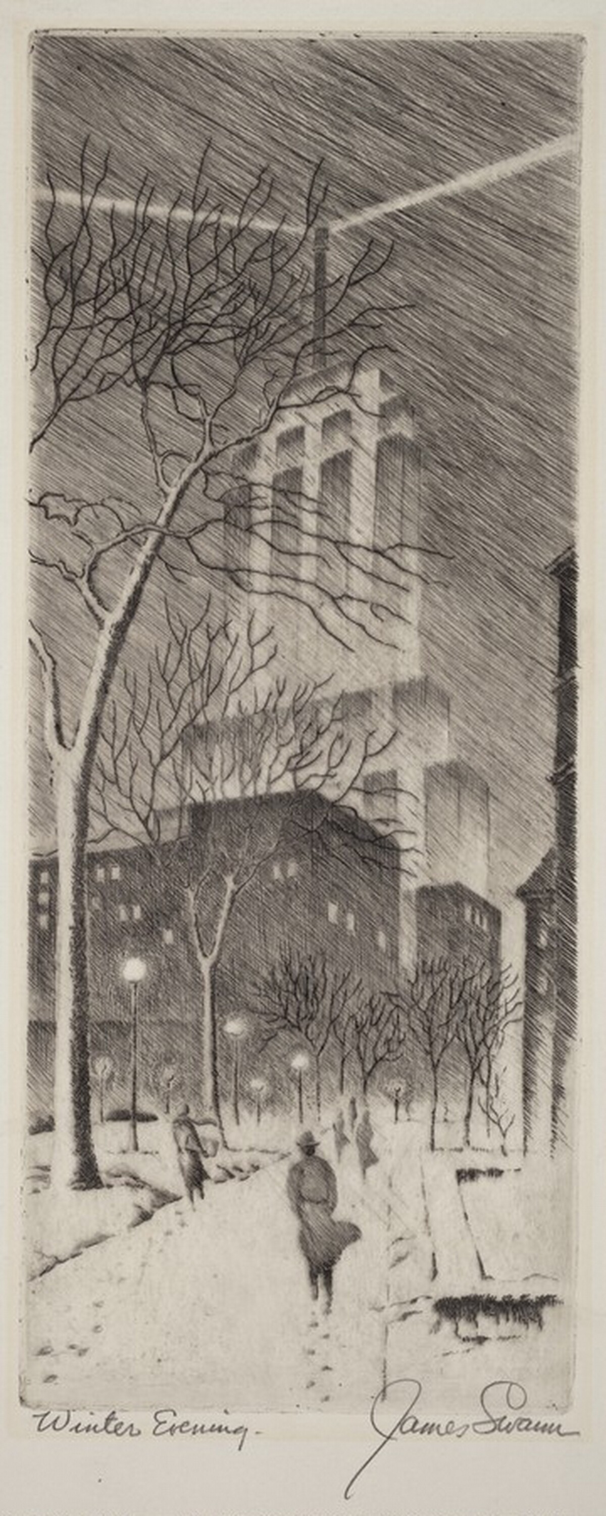 Winter Evening by James Swann