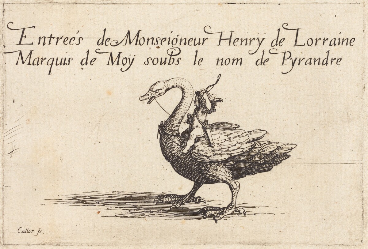 Entry of Monseigneur Henry de Lorraine, Marquis de Moy, under the Name of Pirandre by Jacques Callot