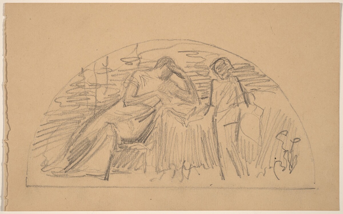 Study for a Lunette by Charles Sprague Pearce