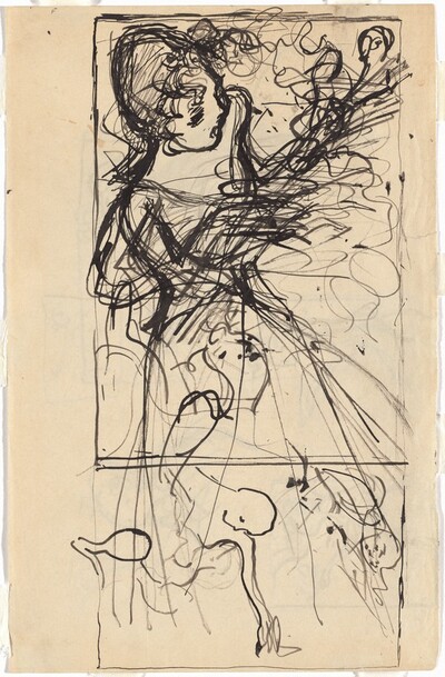 Study for "France-Champagne" [recto]