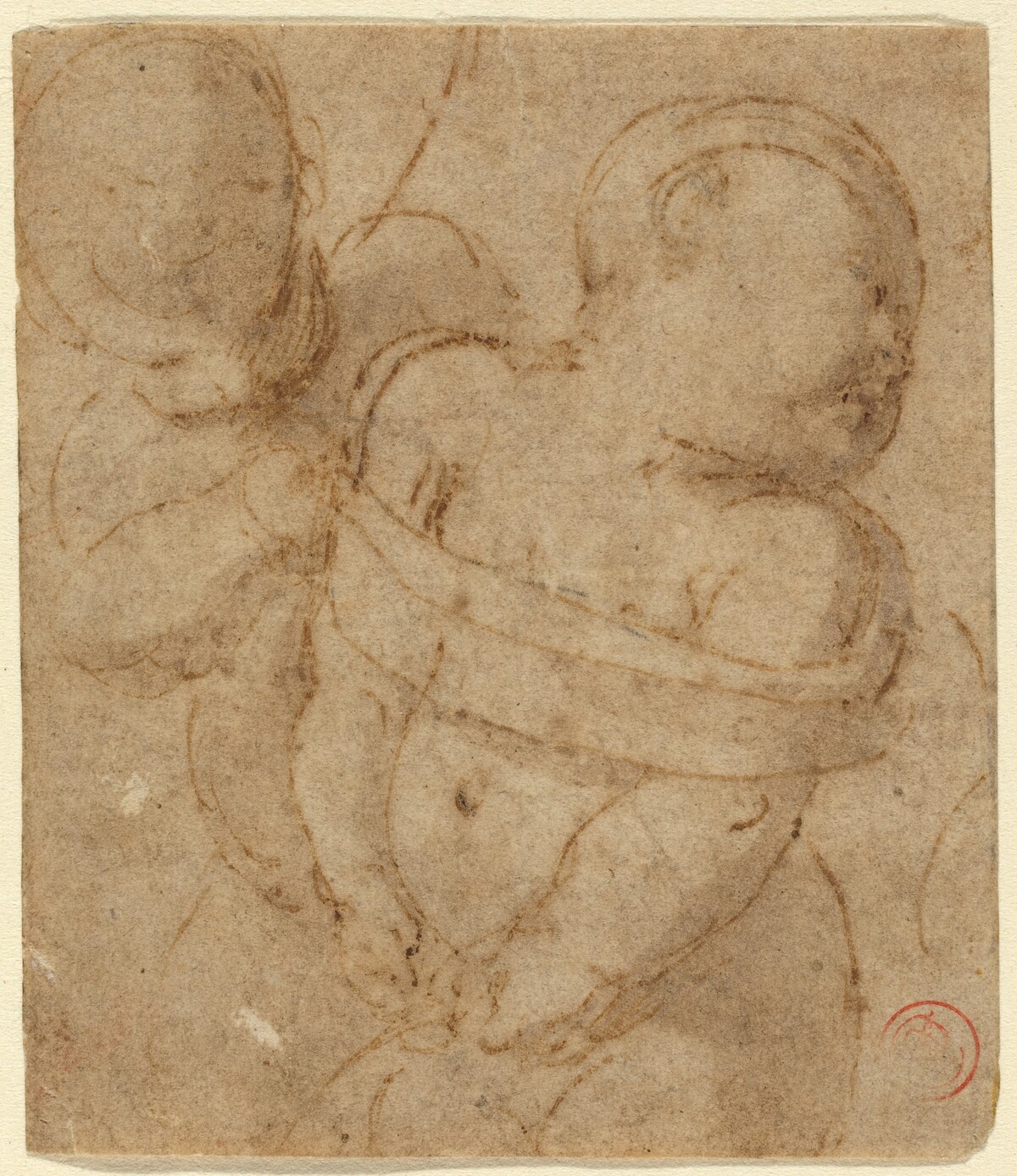 Cupid Bound by Attributed to Raphael