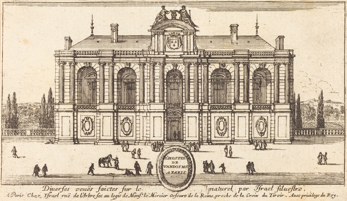 L'Hostel de Vandosme a Paris by Israël Silvestre