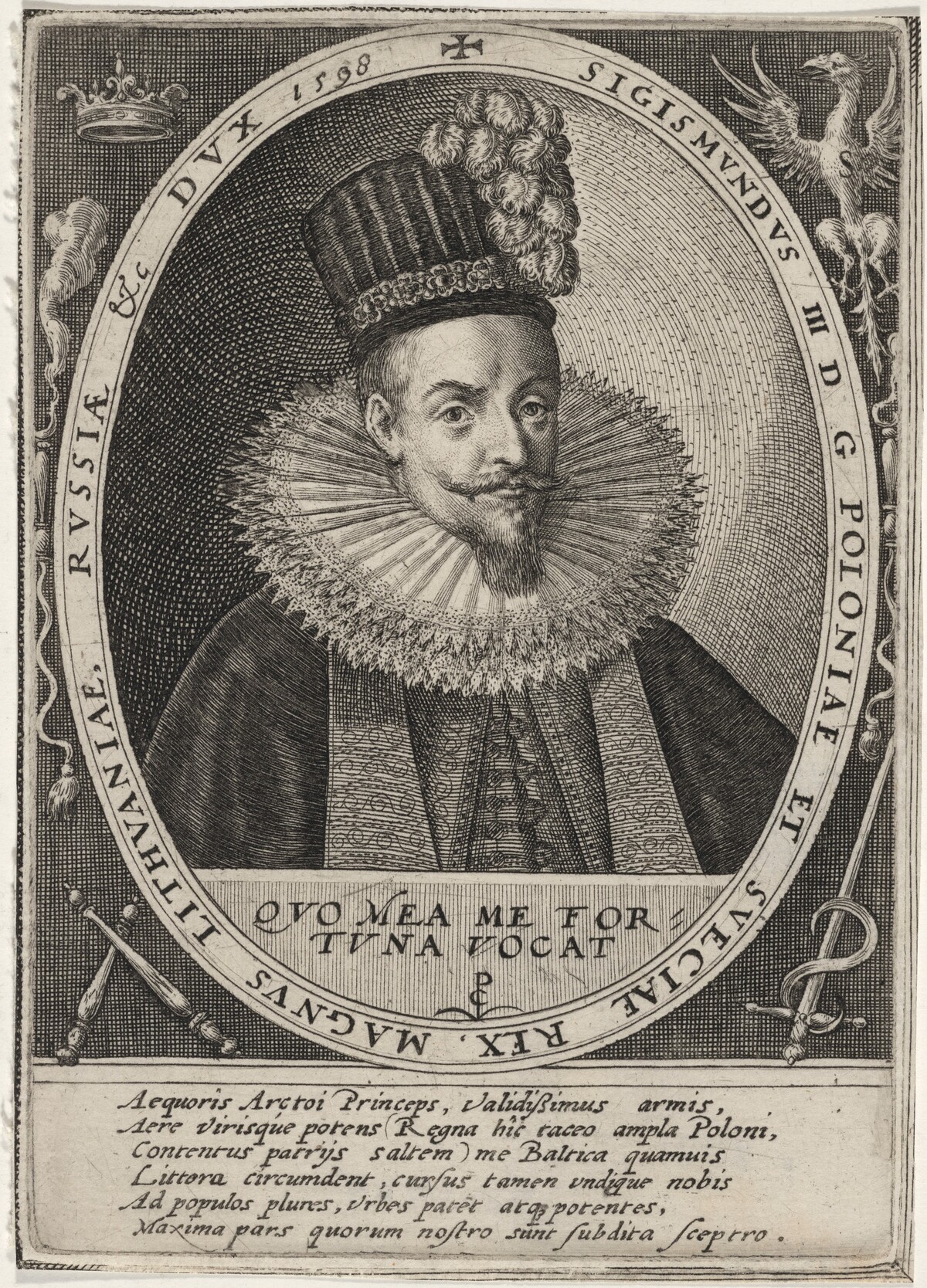 Sigismund III, King of Poland by Crispijn de Passe I