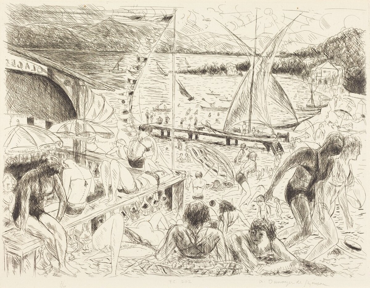 Mediterranee by André Dunoyer de Segonzac