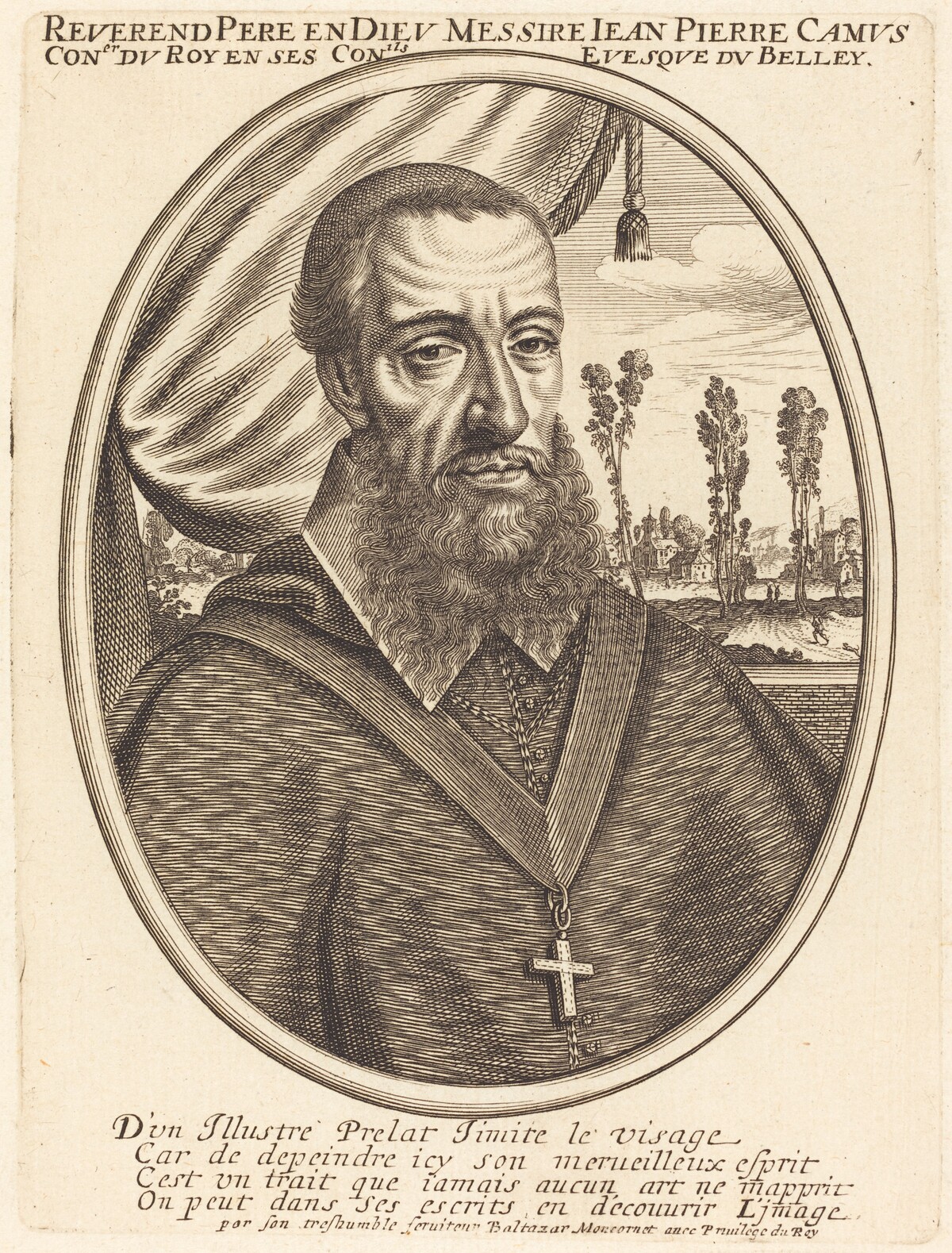 Jean Pierre Camus by Balthasar Moncornet