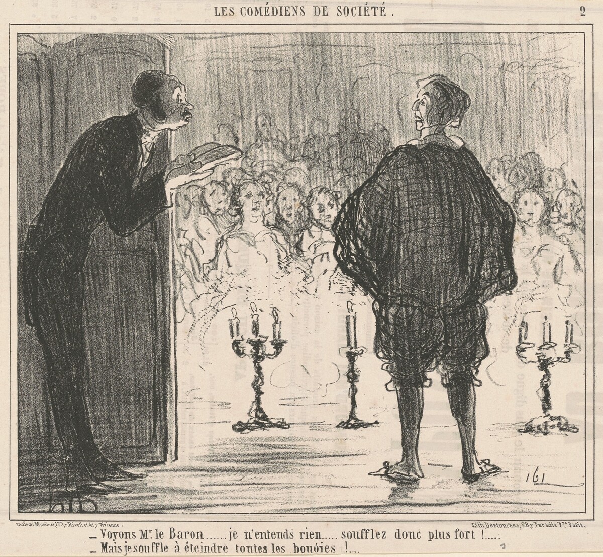 Voyons Mr. le Baron ... by Honoré Daumier