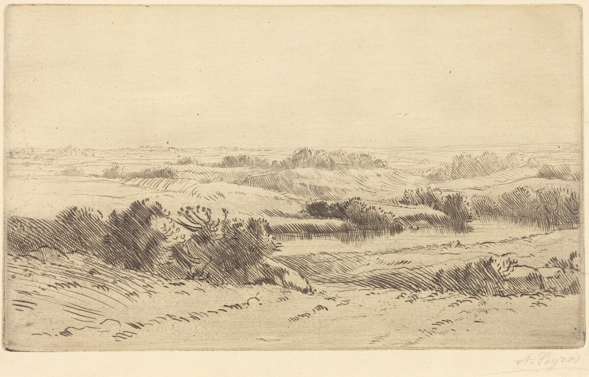 Banks of the Yanne (Les bords de la Yanne) by Alphonse Legros