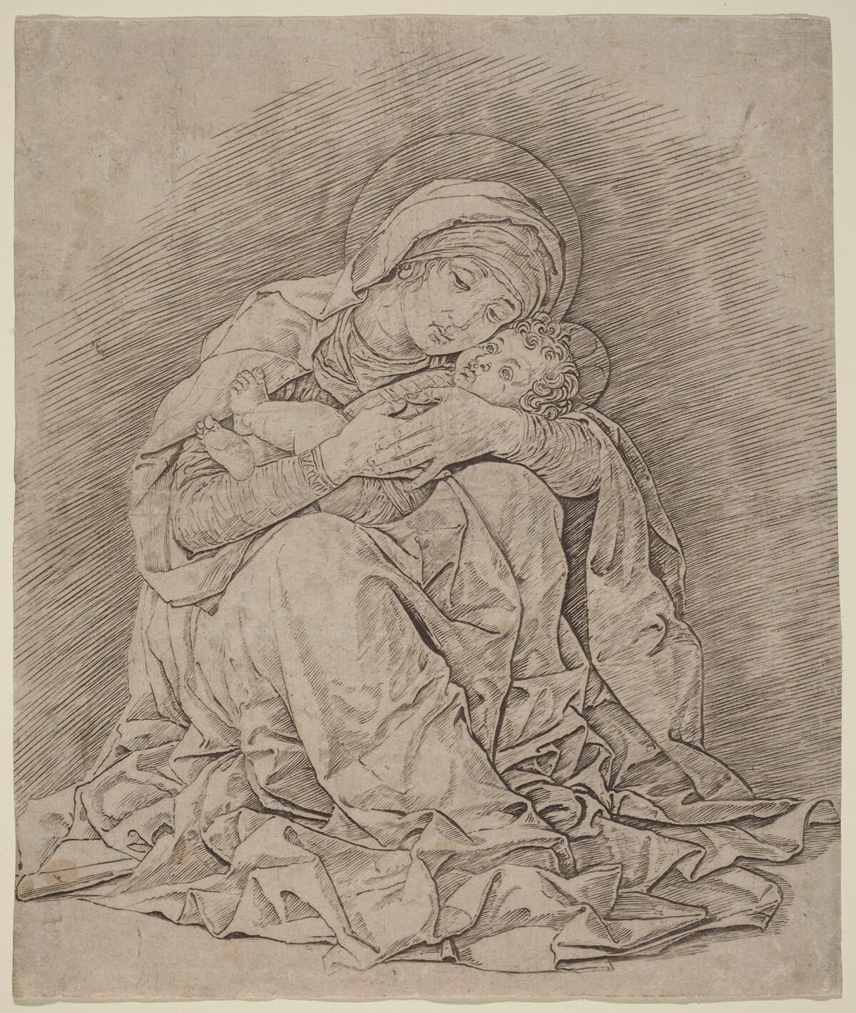 The Virgin and Child by Andrea Mantegna