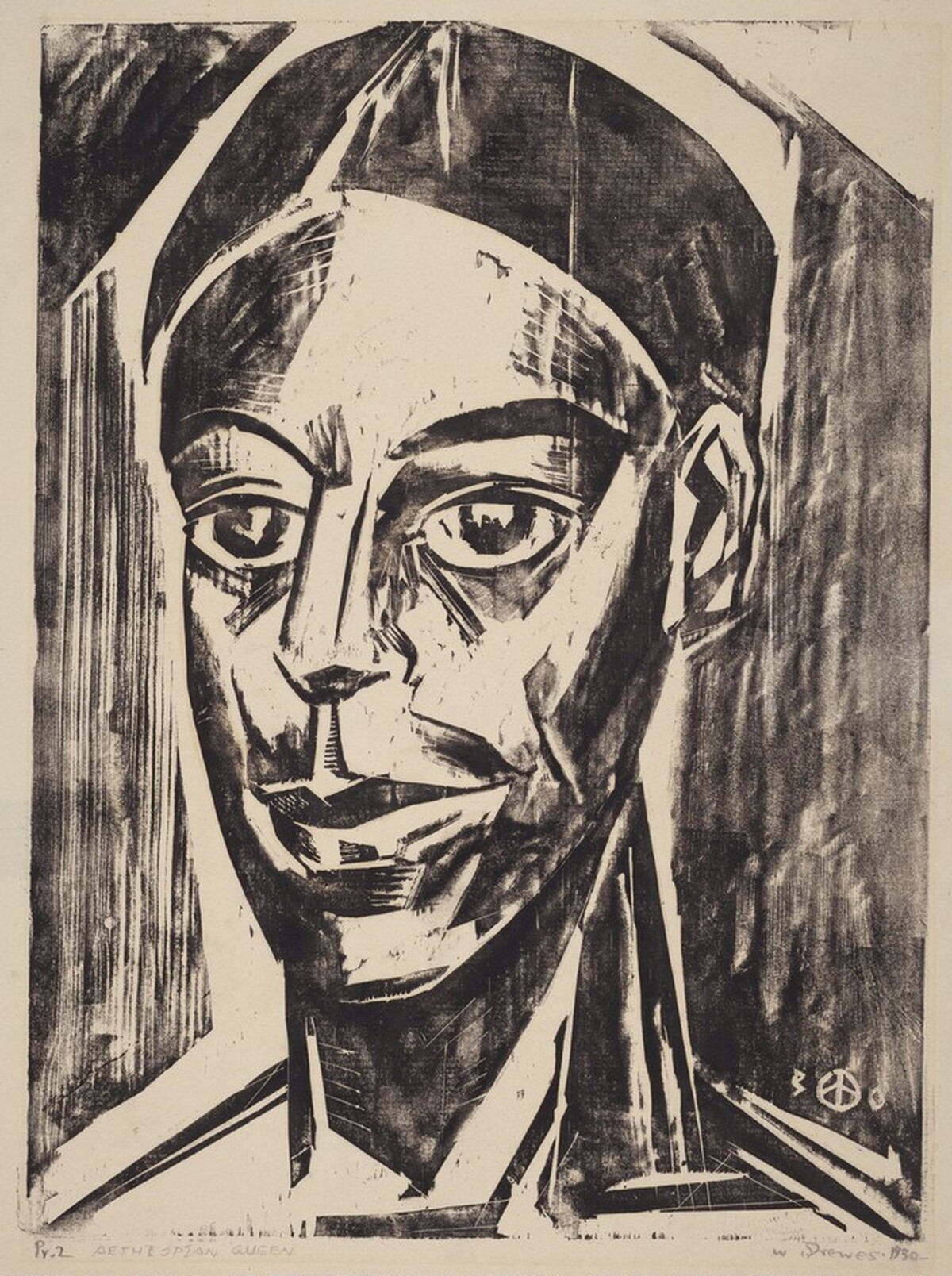 Aethiopian Queen by Werner Drewes