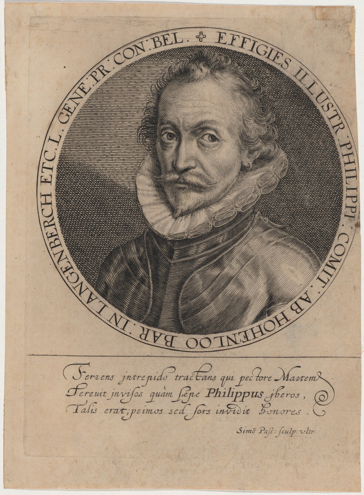Philip, Count of Hohenlohe by Simon de Passe