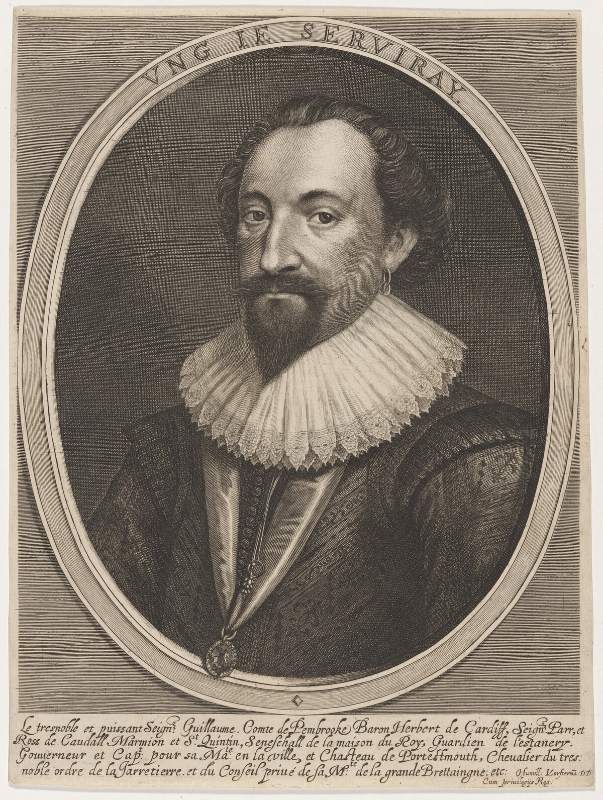 William Herbert, Third Earl of Pembroke by Lucas Emil Vorsterman or Lucas Vorsterman II