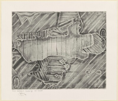 Green Angel 2 [proof of 1st element, plate B, 1st state]