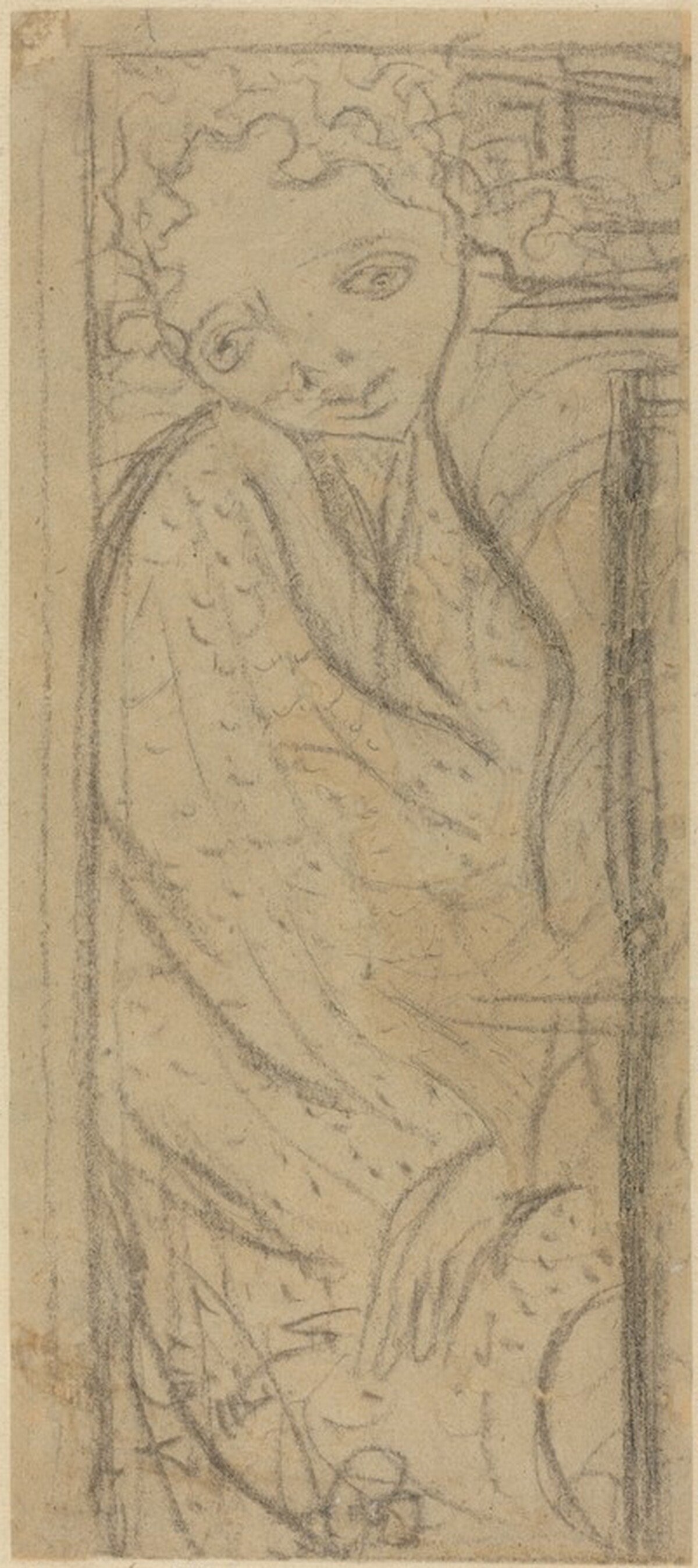 Young Girl (Berthe Schaedlin) by Pierre Bonnard