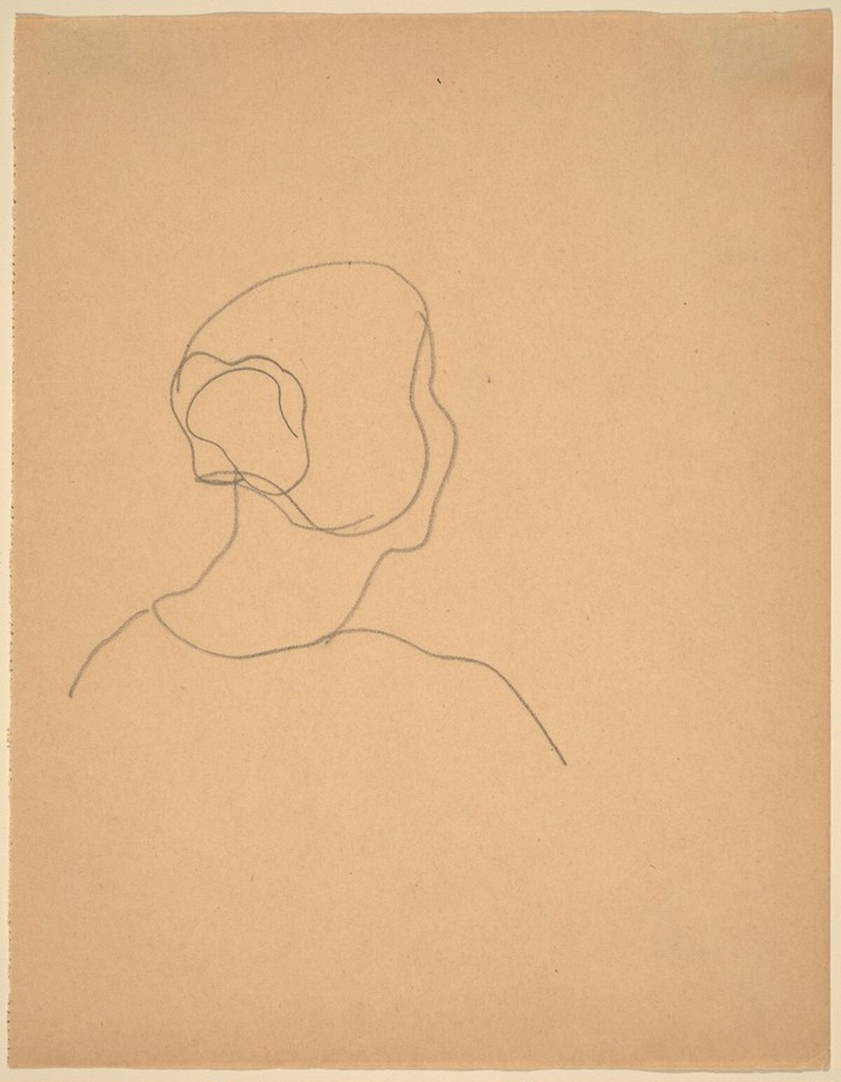 Woman's Head by Charles Demuth