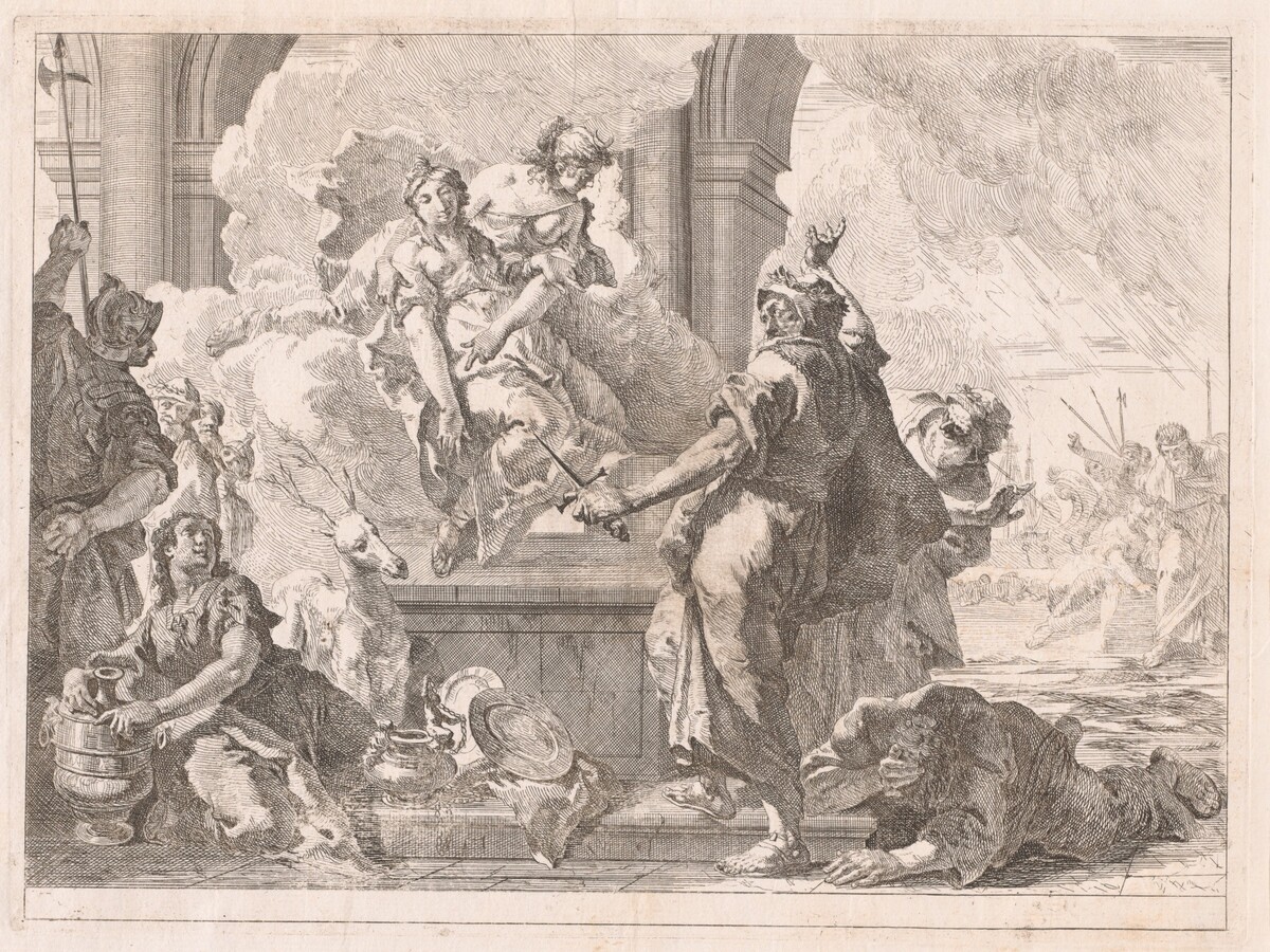The Sacrifice of Iphigenia by Francesco Fontebasso
