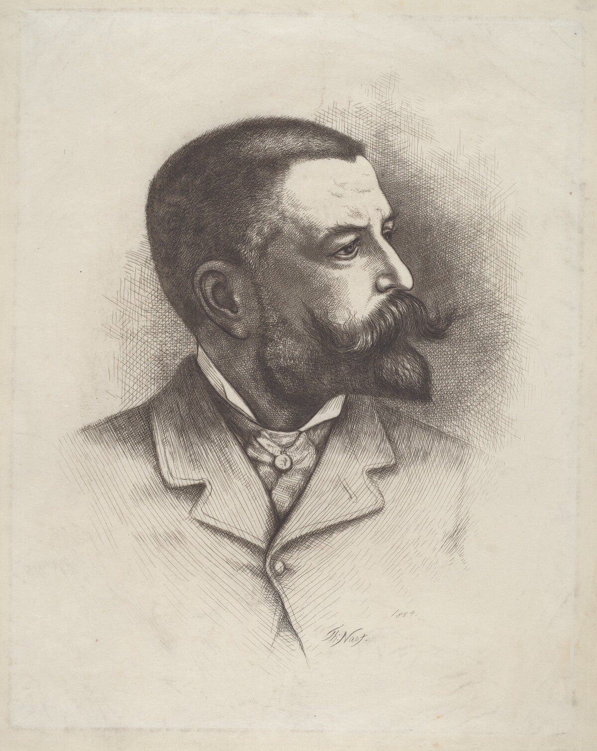 Self-Portrait by Thomas Nast