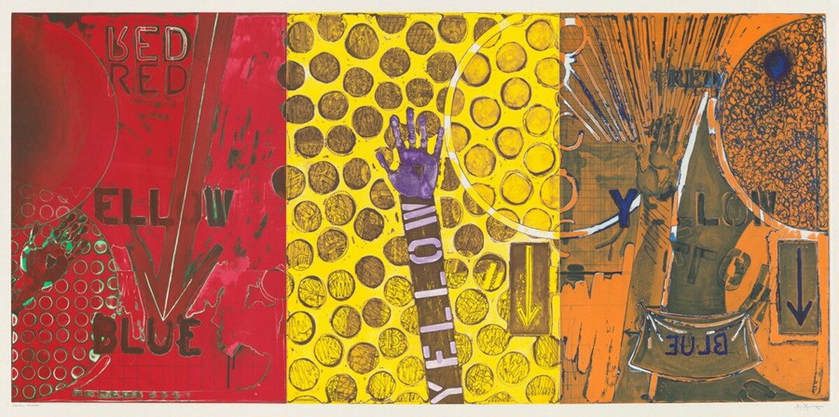 Untitled [trial proof] by Jasper Johns