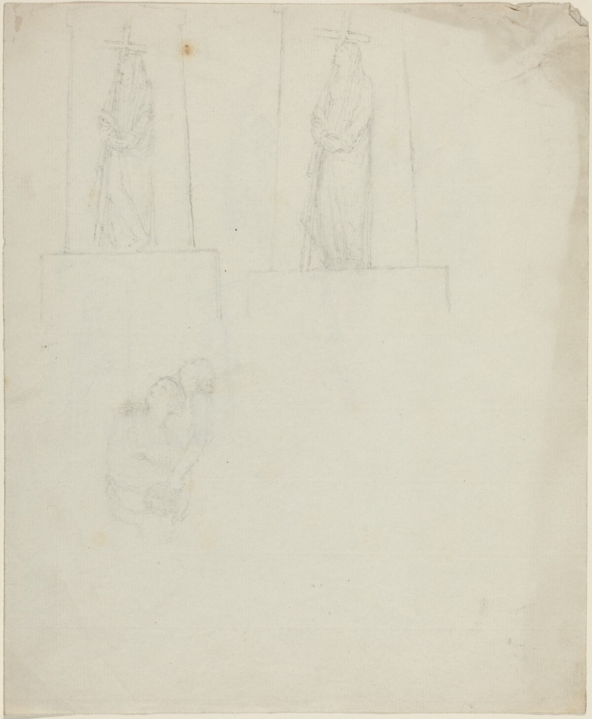 Designs for a Monument [recto and verso] by John Flaxman