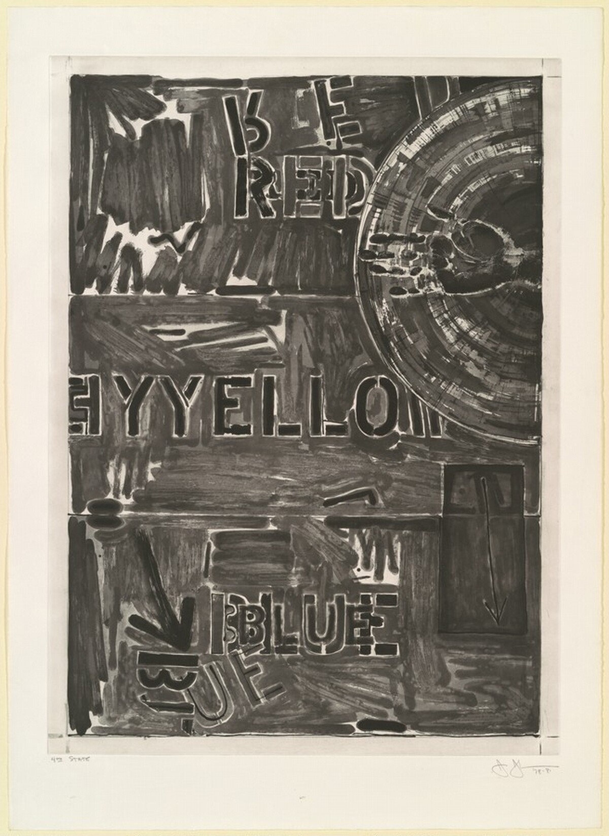 Periscope [state proof of 4th state] by Jasper Johns