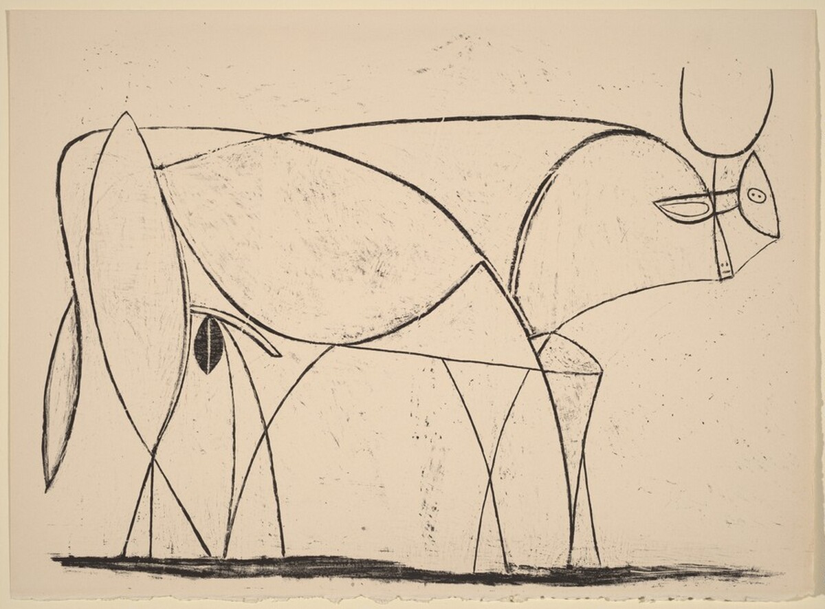The Bull (Le taureau) by Pablo Picasso