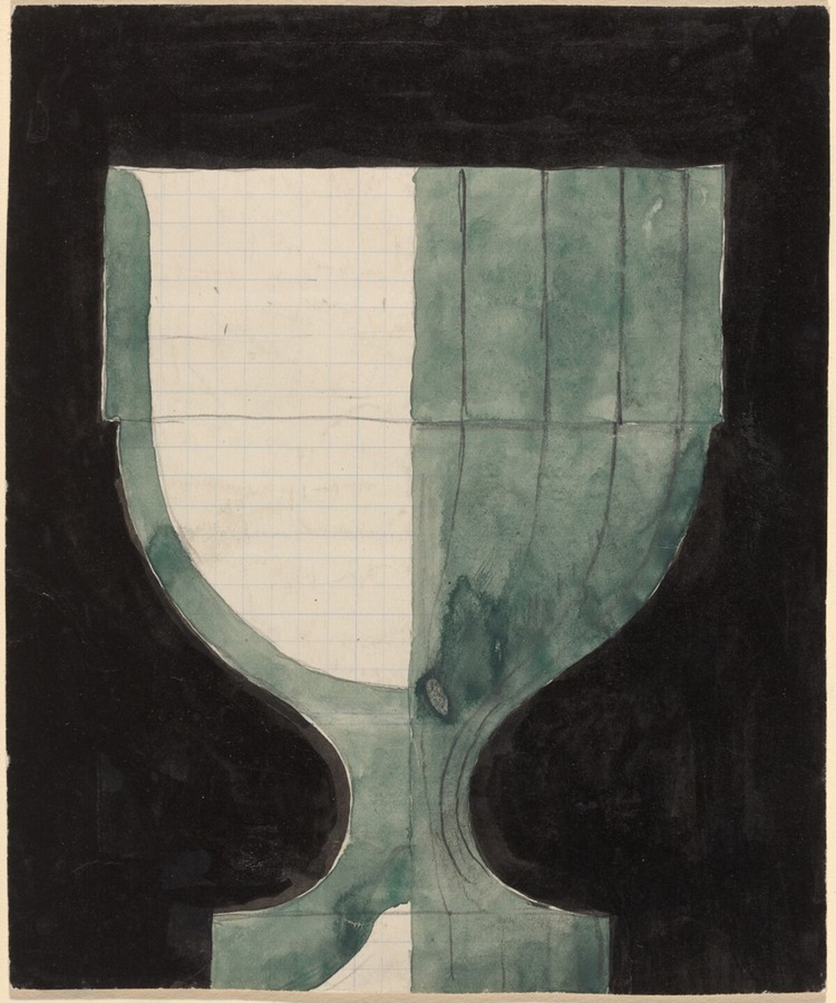 Design for a Container with Stem by Josef Hoffmann