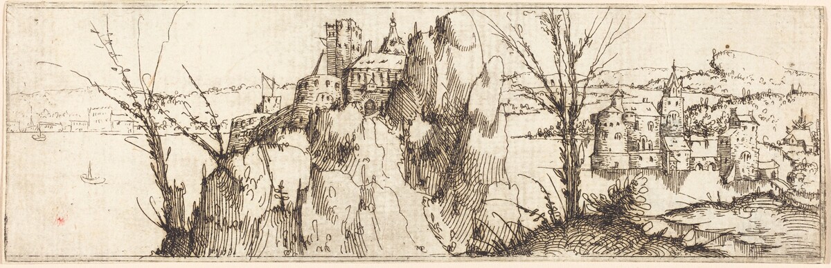 Landscape with a Lake by Augustin Hirschvogel